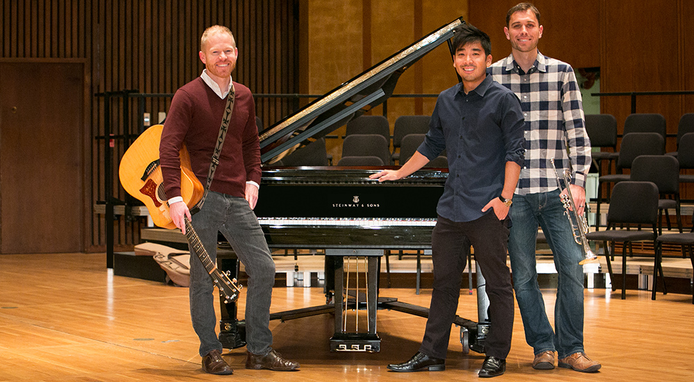 Hooktheory founders Ryan Miyakawa, David Carlton, and Chris Anderson