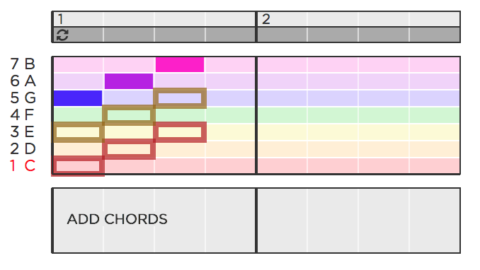 Hookpad polyphony color outline by voice